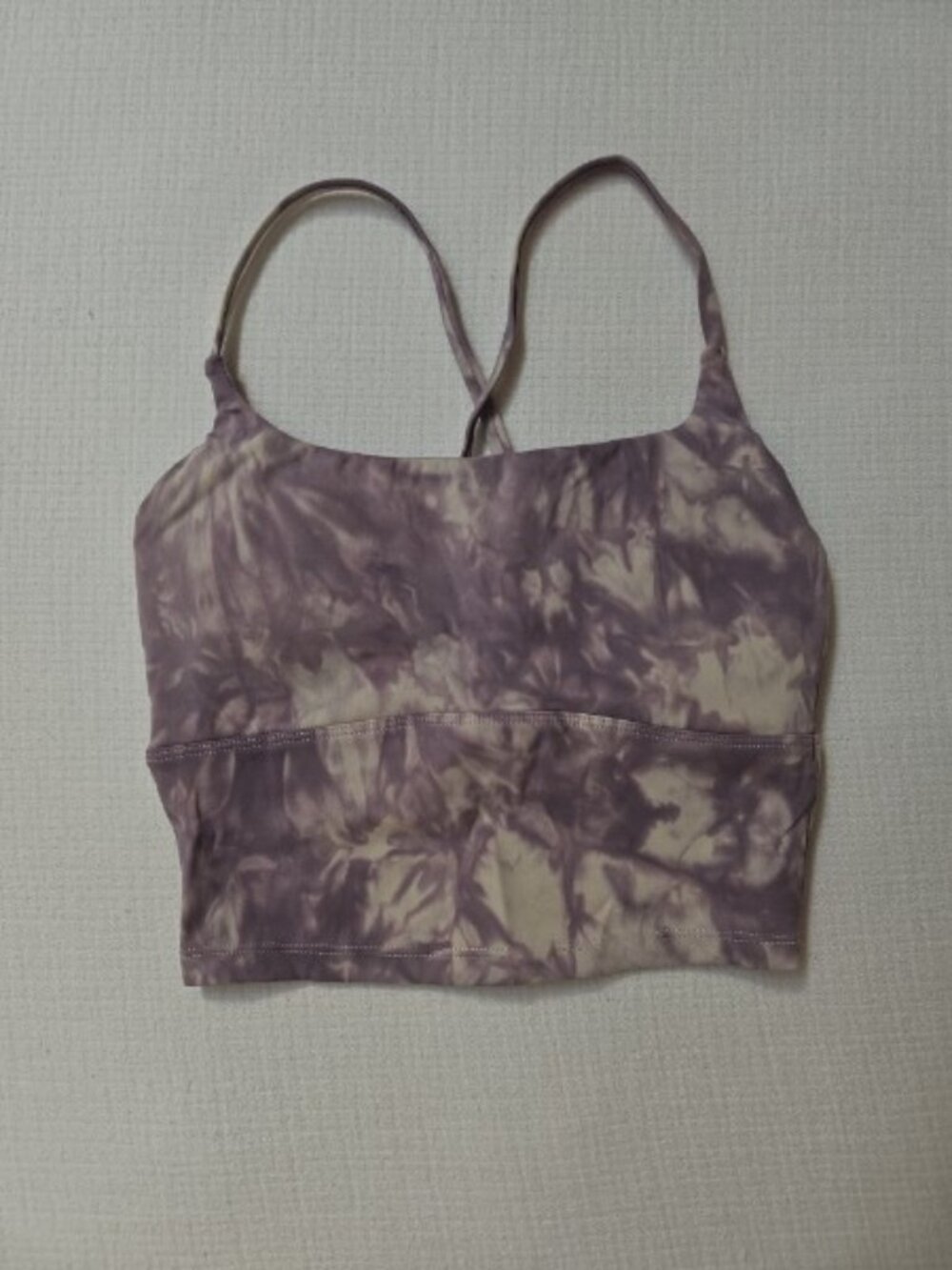 Halara Tie Dye Crisscross Backless Cropped Yoga Tank